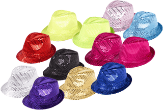 Sequin hat