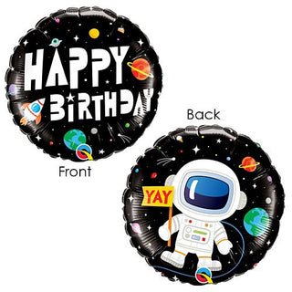 Folieballong födelsedag rymden