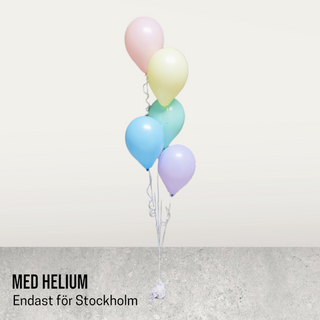 Helium ballonbukett 5st