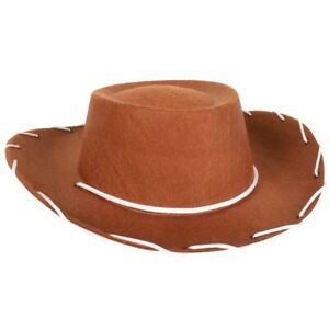 cowboyhatt brun med snöre