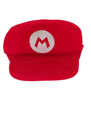Mjuk Röd Mario Hatt