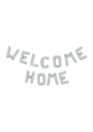 welcome home ballong girlang silver