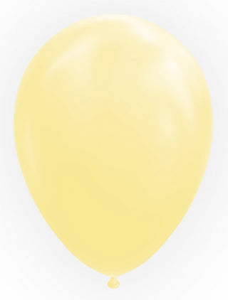 Latex balloons Plain yellow 10-pack