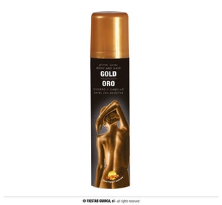 Guld Glitterspray 75 ML