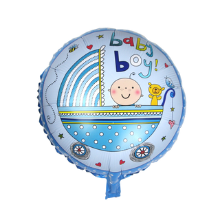 Baby boy vagn Folieballong 45cm