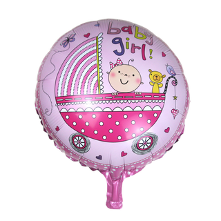 Baby girl vagn folieballong