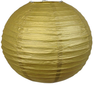 Paper Lanterns 30cm Gold