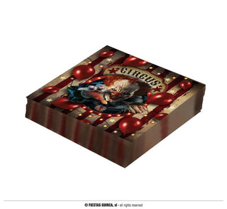 Napkins Clown 12-pack