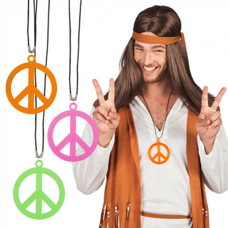 Necklace Hippie, 3 colors ass.