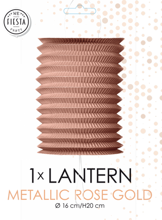 Rose Lantern Oblong 16cm