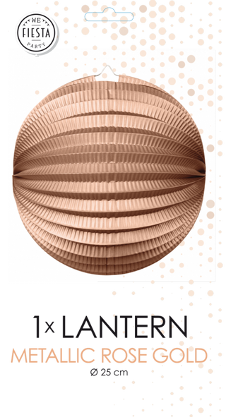 Rose Round Lantern 25cm