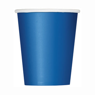 Pappersmuggar Mörkblå 14-pack 266ml