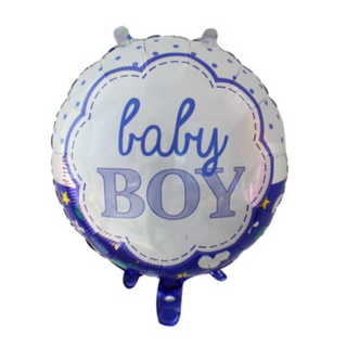 Baby boy text Folieballong 45cm