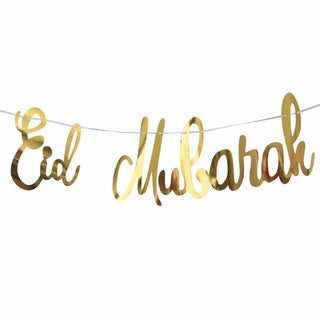 Eid Mubarak Guld Girlang