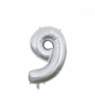 Siffer Heliumballong 66cm Silver