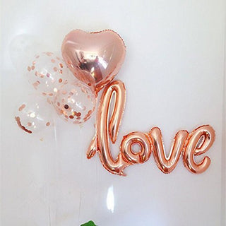 Folieballong "Love" Rose