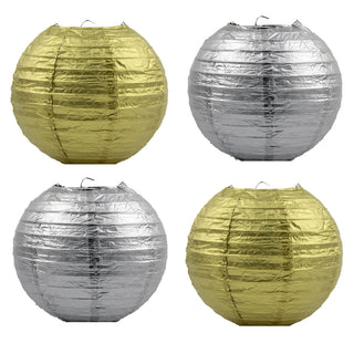 Paper Lanterns 30cm Gold