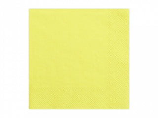 Napkins Yellow 20-pack