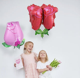 Rosa Ros Heliumballong 43x55cm