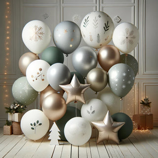 Jul och Nyårs heliumballonger