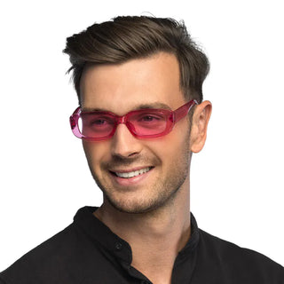 Techno Partyglasögon, Rosa och Svarta 2-pack