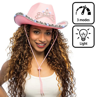 LED-cowboyhatt Glimmer