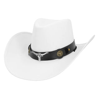 Vit Cowboyhatt Wyatt