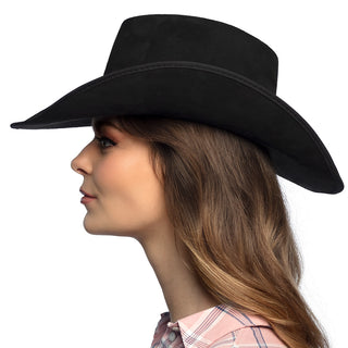 Cowboy hatt Django svart