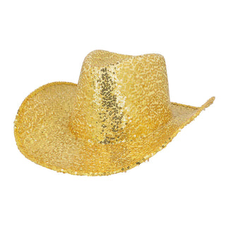 Cowboy Hat Sequin Cerise Pink