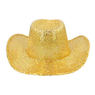 Cowboy Hat Sequin Cerise Pink