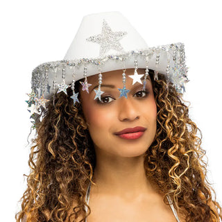 Cowboyhatt Stargazing Vit
