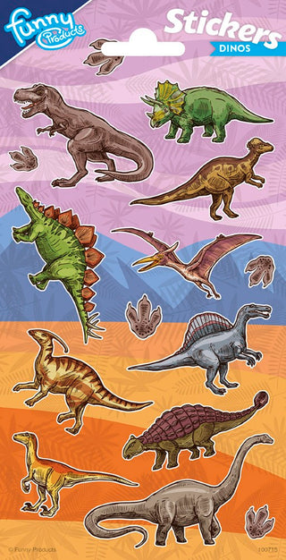 Klistermärken – Dinosaurier 2