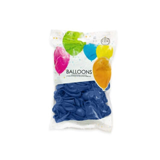 Mini Mörk Blå Latexballonger 100-pack
