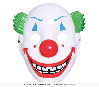 Leende clownmask