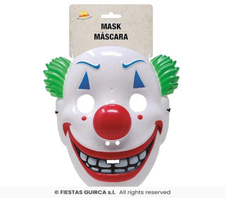 Leende clownmask