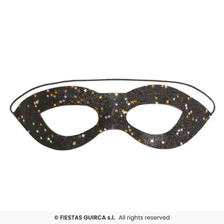 Eye mask Black with glitter