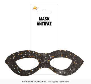 Eye mask Black with glitter