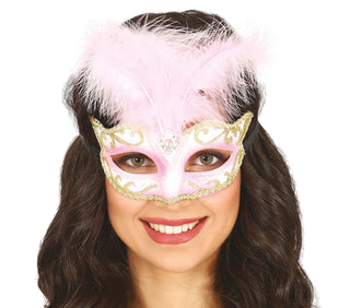 Pink &amp; Gold Eye Mask