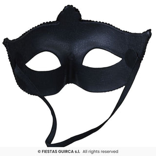 Eye Mask Elegant Black Glitter
