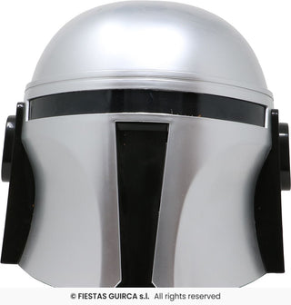 Rymdsoldathjälm, silver, PVC
