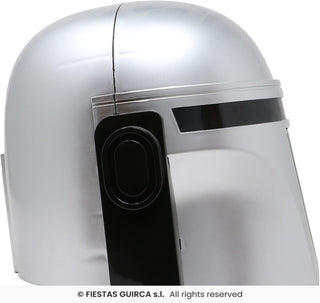 Rymdsoldathjälm, silver, PVC