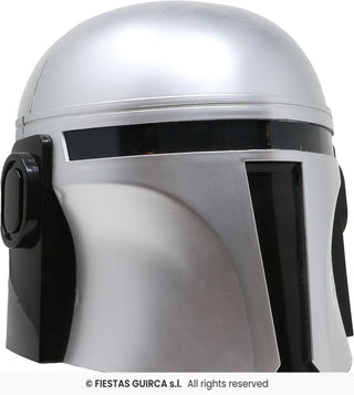 Rymdsoldathjälm, silver, PVC