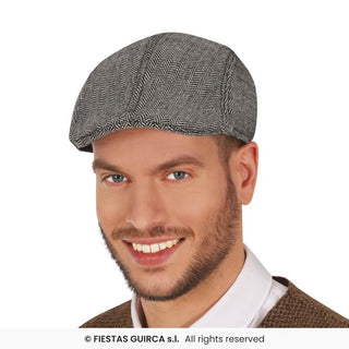 Grå Engelsk Beret Hatt