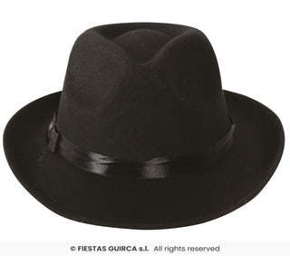 Gangster Hat Black