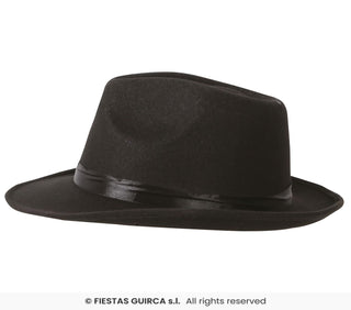 Gangster Hat Black