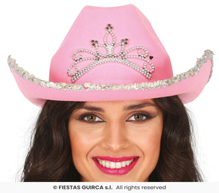 Rosa Cowboy Hatt