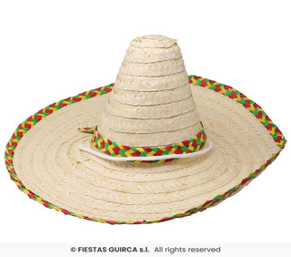 Sombrero Hatt Färgglad 50cm