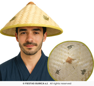 Vietnamesisk Stråhatt – Maskeradtillbehör & Festtillbehör Vuxen