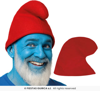 Smurfhatt Röd – Maskeradtillbehör & Festtillbehör Vuxen
