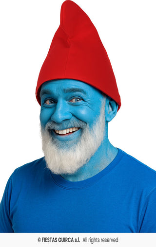 Smurfhatt Röd – Maskeradtillbehör & Festtillbehör Vuxen